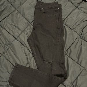 Mens distressed skinny jeans